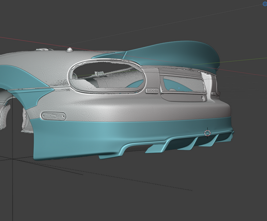 MX-5 NB Rear Diffuser